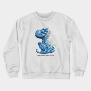 Content Little Blue Dragon Crewneck Sweatshirt